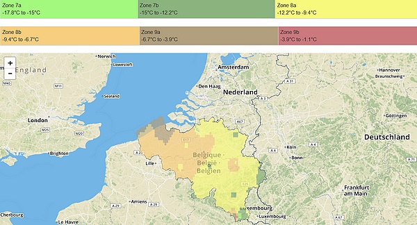 Zones de rusticit Belgique